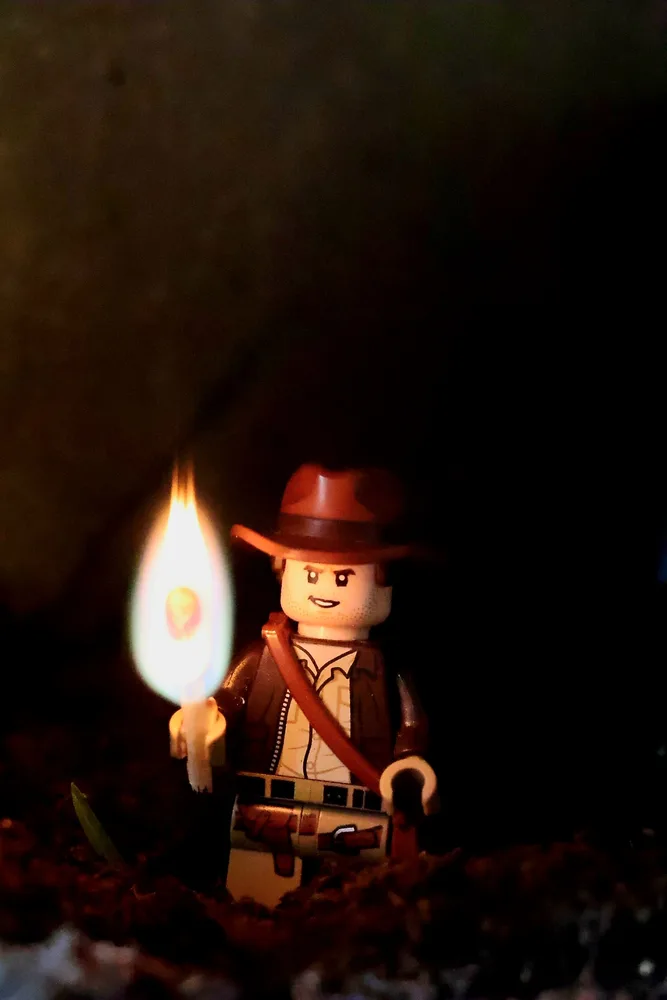 Indiana Jones Matchstick: LEGO photography by Lewis Pritchard Indiana Jones Matchstick: LEGO photography by Lewis Pritchard