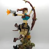 laura craft from tomb raider lego moc