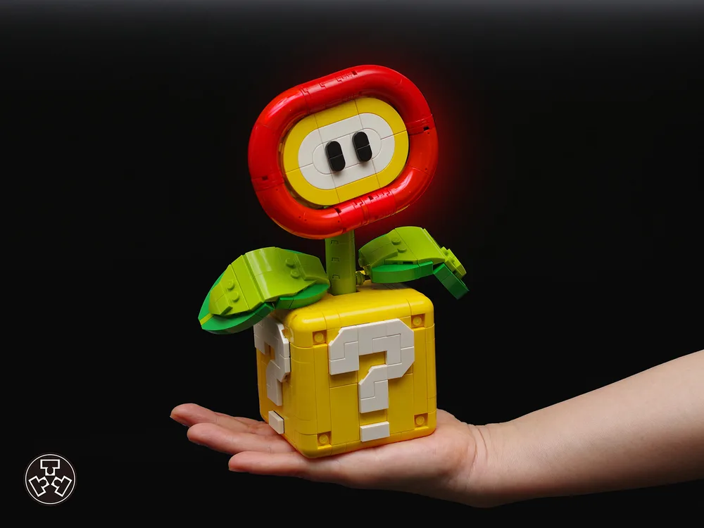 Super Mario Fire Flower - LEGO MOC by Dicken Liu