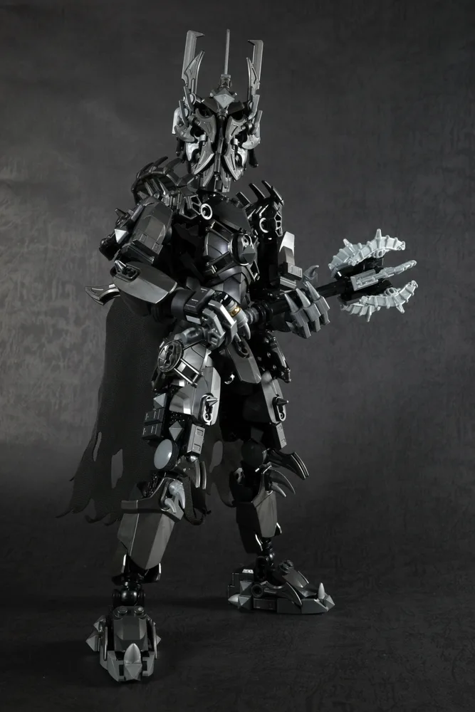 Dark Lord Sauron LEGO MOC by artist Haru Bonks