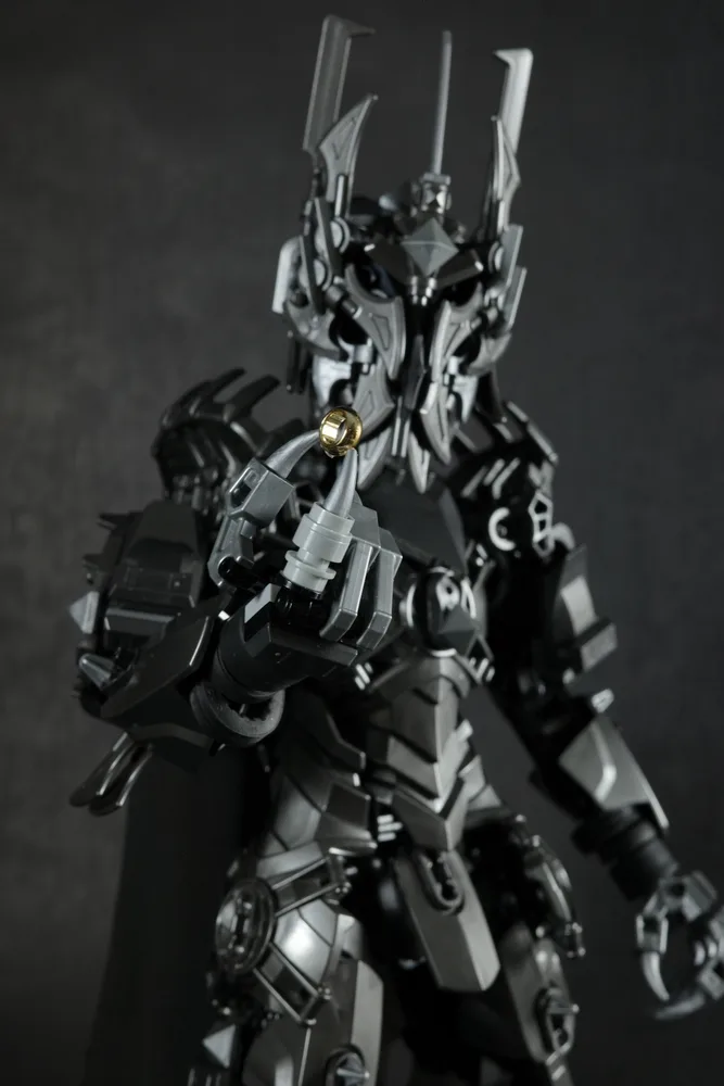 Dark Lord Sauron LEGO MOC by artist Haru Bonks