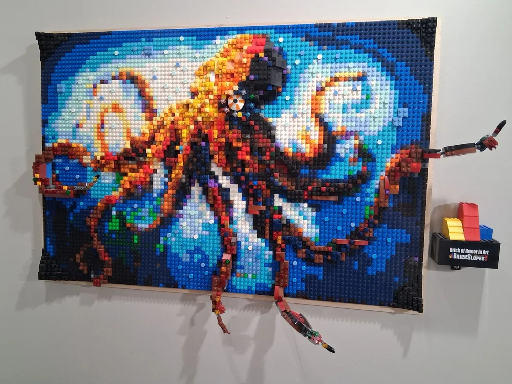 Octopus Mural - Art by MOCist Michael Dimitri Sammann 