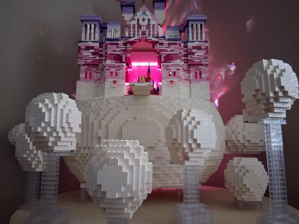 Castle in a Castle on a Cloud - MOC by LEGO artist Michael Dimitri Sammann 