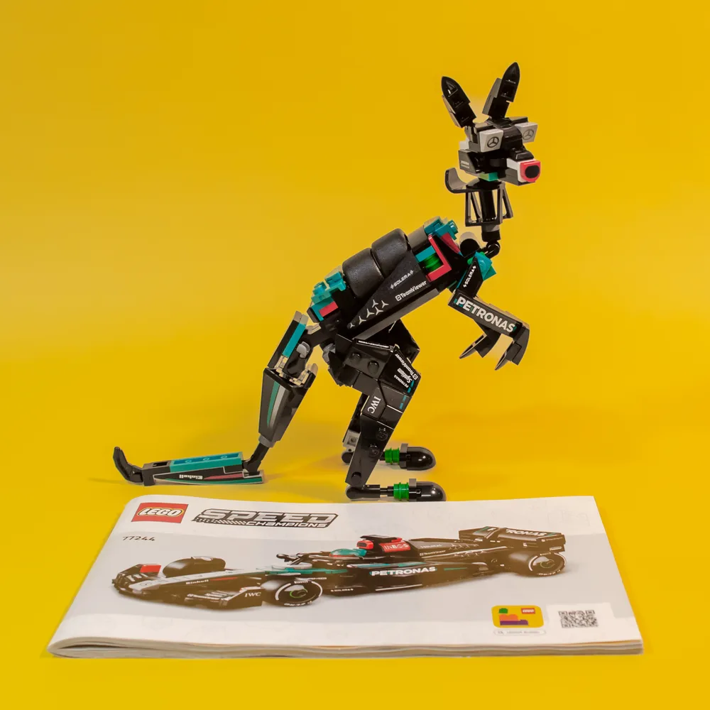 Mercedes-AMG Petronas Kangaroo by artist Trevor Pearson-Jones 