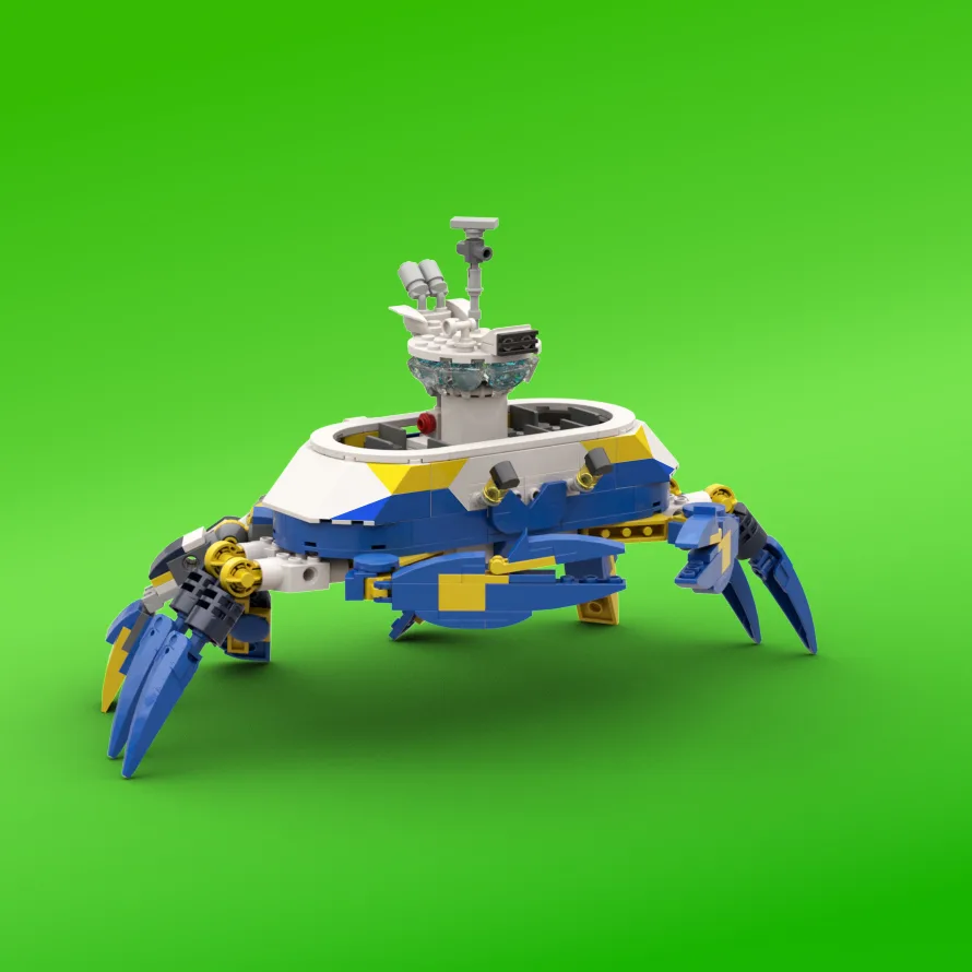 LEGO Ferrycrab MOC by artist Trevor Pearson-Jones.