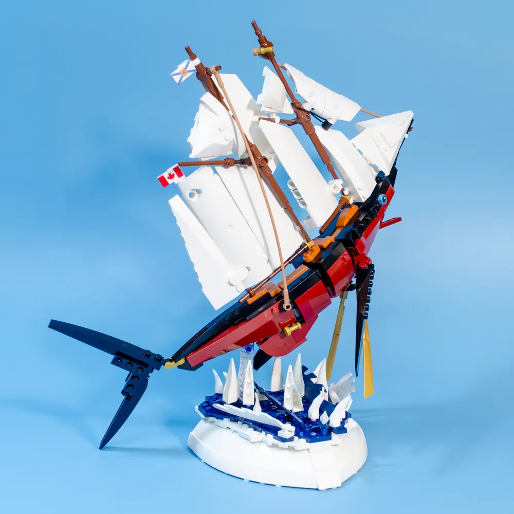 LEGO Bluenose Sailfish MOC by artist Trevor Pearson-Jones 