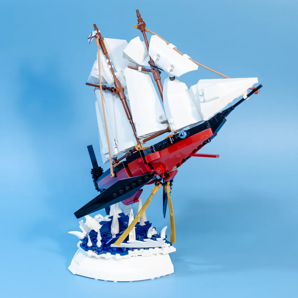 LEGO Bluenose Sailfish MOC by artist Trevor Pearson-Jones 