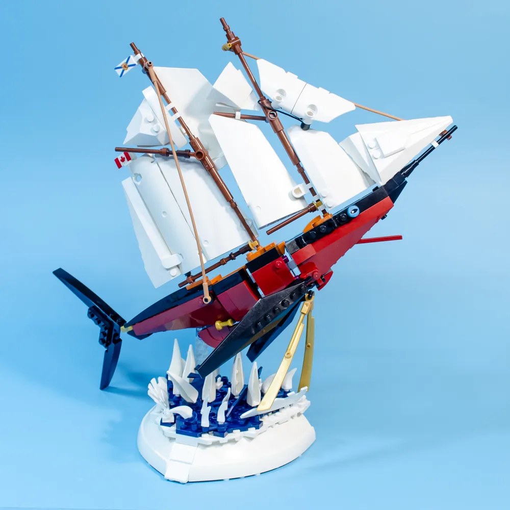 LEGO Bluenose Sailfish MOC by artist Trevor Pearson-Jones 