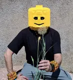 4. Lego head & Dandelion Michael Dimitri Sammann