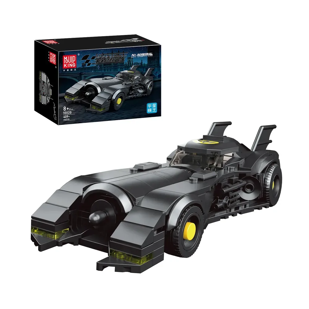 Mould King Dark Knight Edition Automobile 10020 brick model with packaging