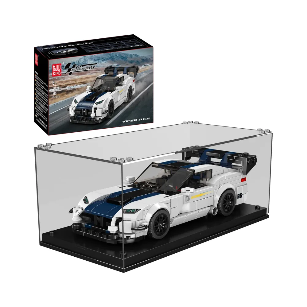 Mould King Viper ACR Supercar 27095 display with box.