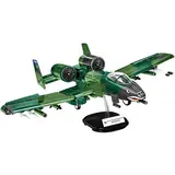 COBI A-10 Warthog 5856 on display stand.