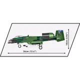 COBI A-10 Warthog 5856 side dimensions.