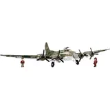 B-17F 5749 front view with pilots.