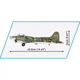 B-17F 5749 dimensions (side).