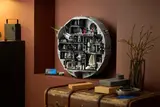 Lego Death Star on display