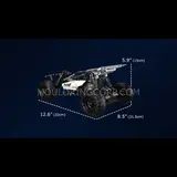 Mould King Buggy dimensions.