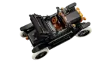Lego Ford Model T 11376-1 top angle, roof up.