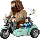 Close-up Hagrid Harry motorcycle.