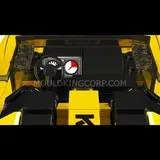 Detailed dashboard of the Mould King Lambo Veneno model.