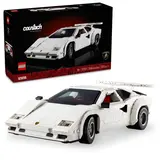 Lego Countach model with its product box.