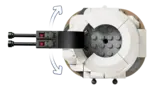 Lego turret rotation mechanism.