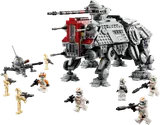Assembled AT-TE Walker with figures.