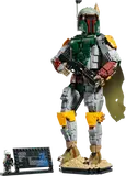 Boba Fett figure with plaque.