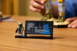 Minifigure and info plaque.