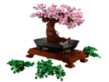 Pink bonsai tree with extra leaves.