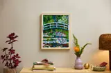 LEGO Monet art displayed in a room.
