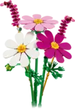 Assembled Lego Cosmos Flowers bouquet.
