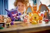 Child playing with Smart Brick in Gengar.