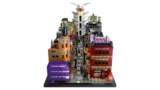 Aerial view of V-shaped Diagon Alley.