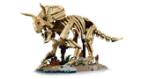 LEGO Triceratops skeleton front-angle view.