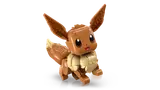 Angled full view LEGO Eevee.