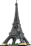 Detailed angle of LEGO Eiffel Tower.