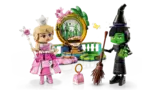 Lego Elphaba & Glinda figures with accessories.