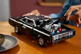 Opening hood of LEGO Charger R/T