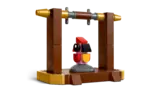 Close-up of the mini Fawkes figure on its perch.