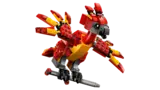 Fawkes in a dynamic flying pose.