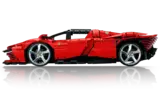 Side profile of the Lego Ferrari Daytona SP3.