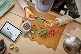 Building the LEGO Cactus.