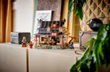 Completed model on display.