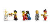 Ninjago minifigure lineup.