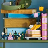 Bookends displayed on a shelf.
