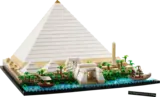 Completed LEGO Giza Pyramid.