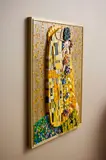LEGO Klimt mounted on wall