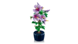 Lego Hibiscus 10372 side view.