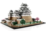 LEGO Himeji Castle model front.
